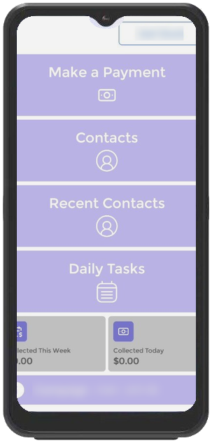 The Casa mobile payment device front view